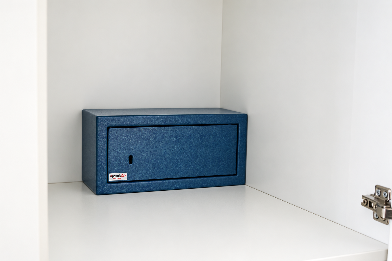 In-room safe in the Sunflower family room